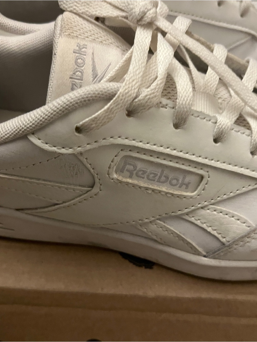 Reebok White Low-Top Sneakers